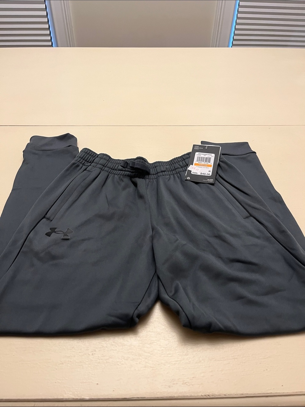 Under Armour Black Kids' Jogger Sweatpants with Logo